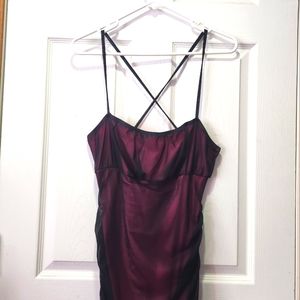 SHEIN Black and Pink Mini Dress